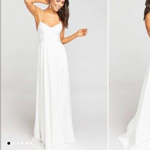 Show Me Your MuMu Goddess Maxi Bridesmaids Gown XS.